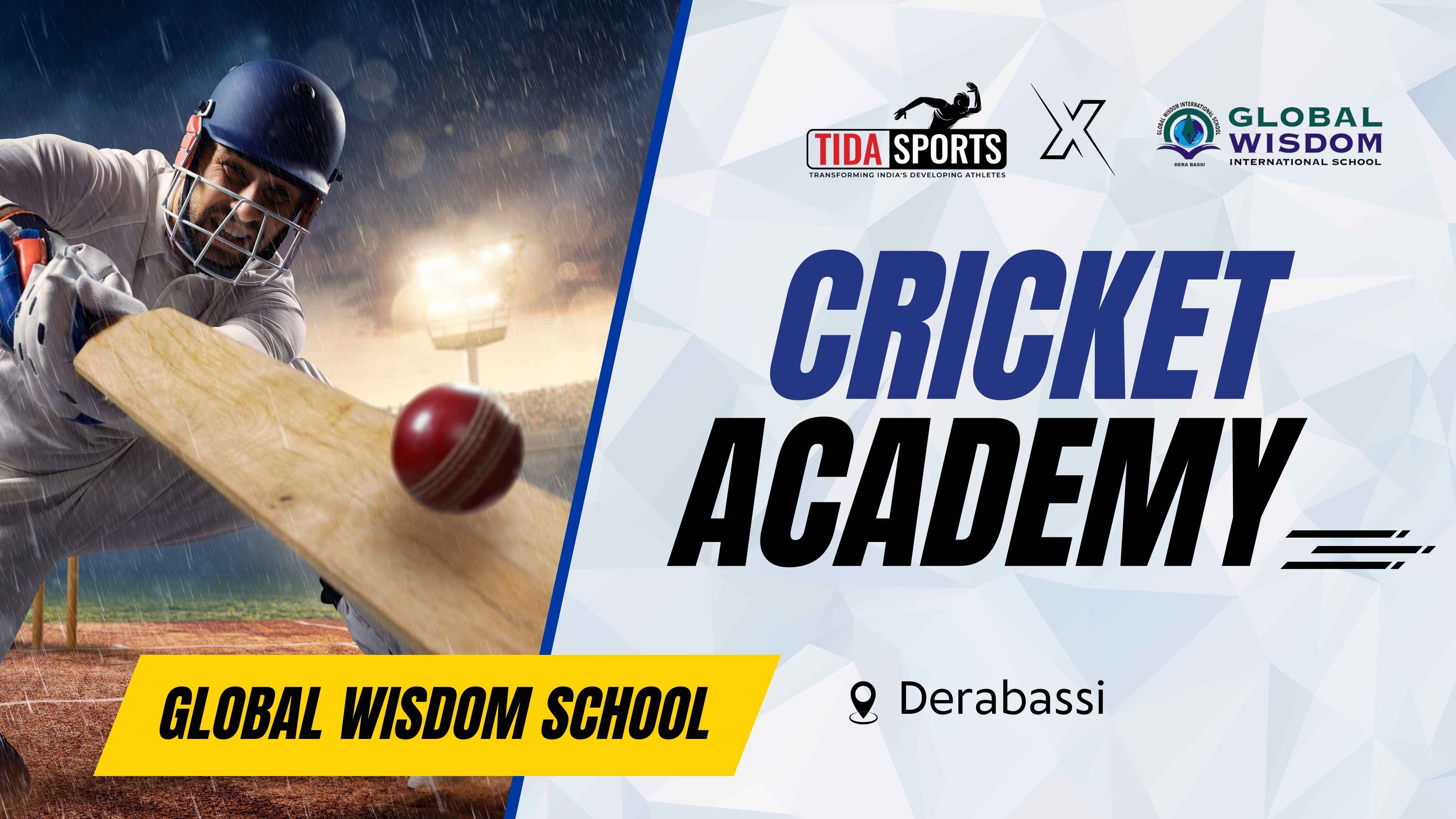 TIDA Cricket Academy, Global Wisdom School, Derabassi