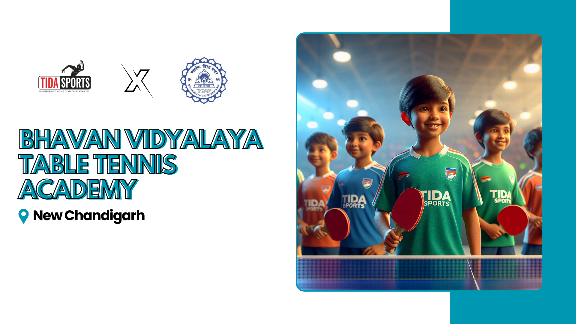 Bhavan Vidyalaya Table Tennis Academy, New Chandigarh