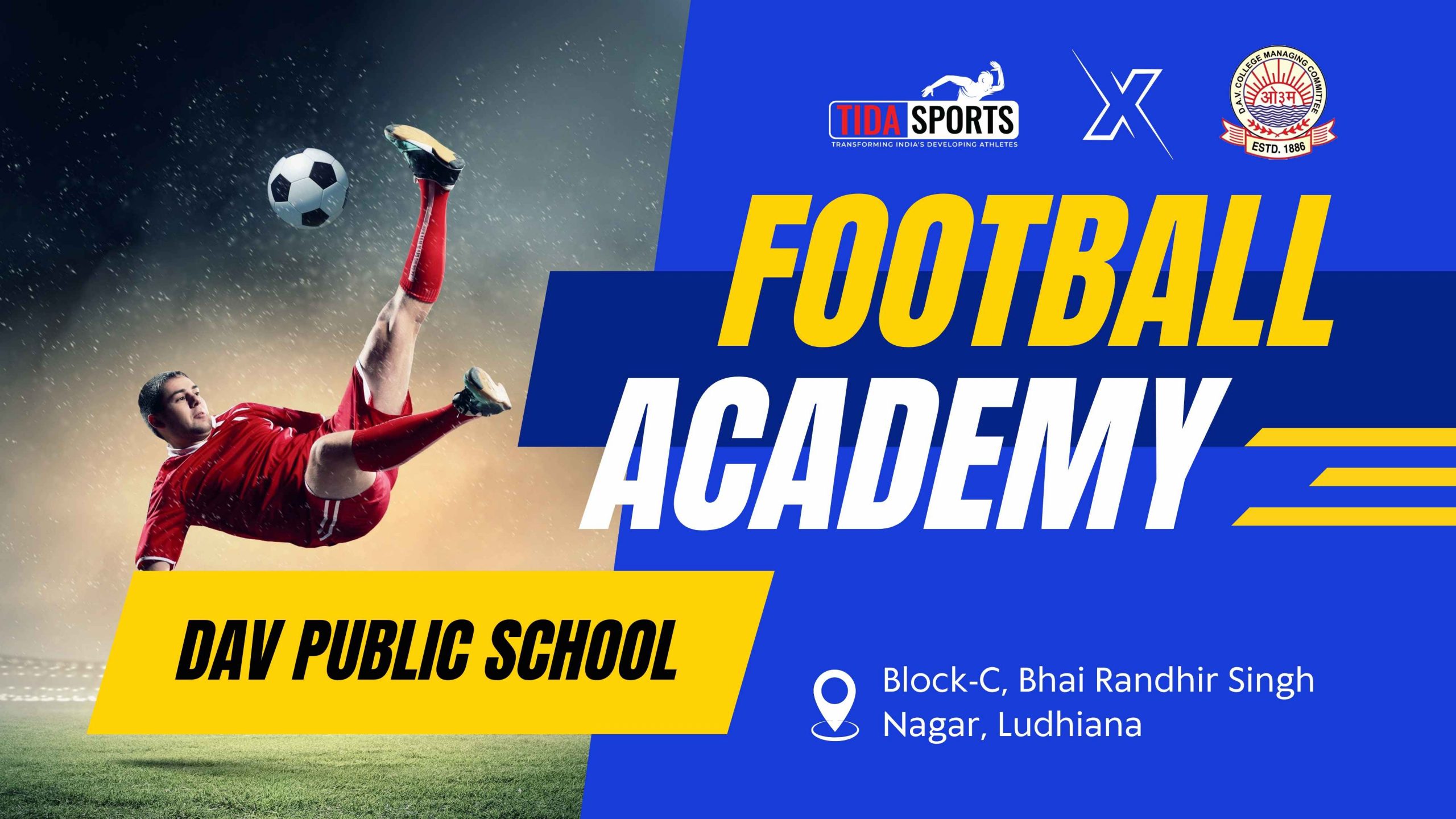 TIDA Football Academy, DAV Public School, Ludhiana