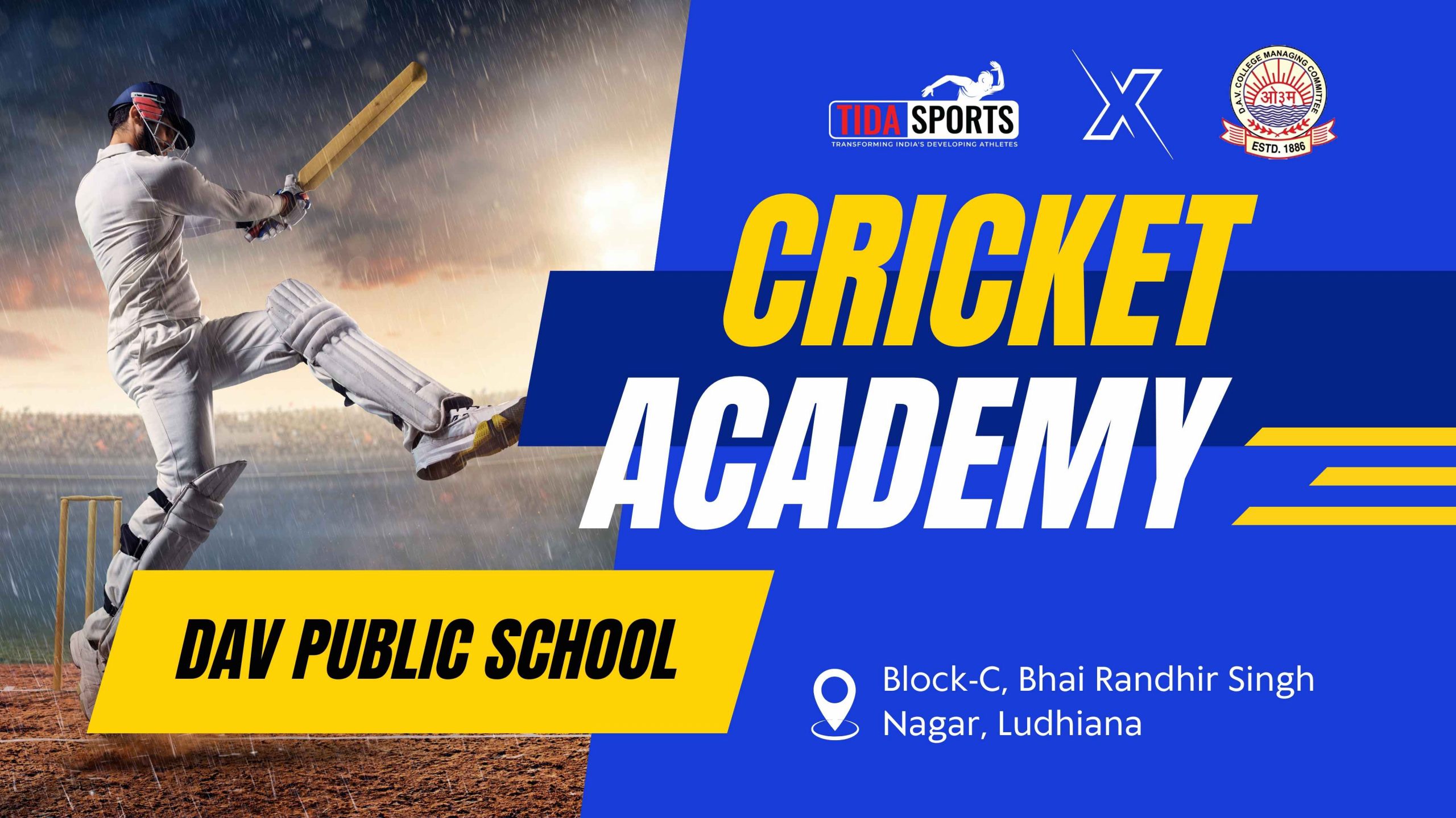 TIDA Cricket Academy, DAV Public School, Ludhiana