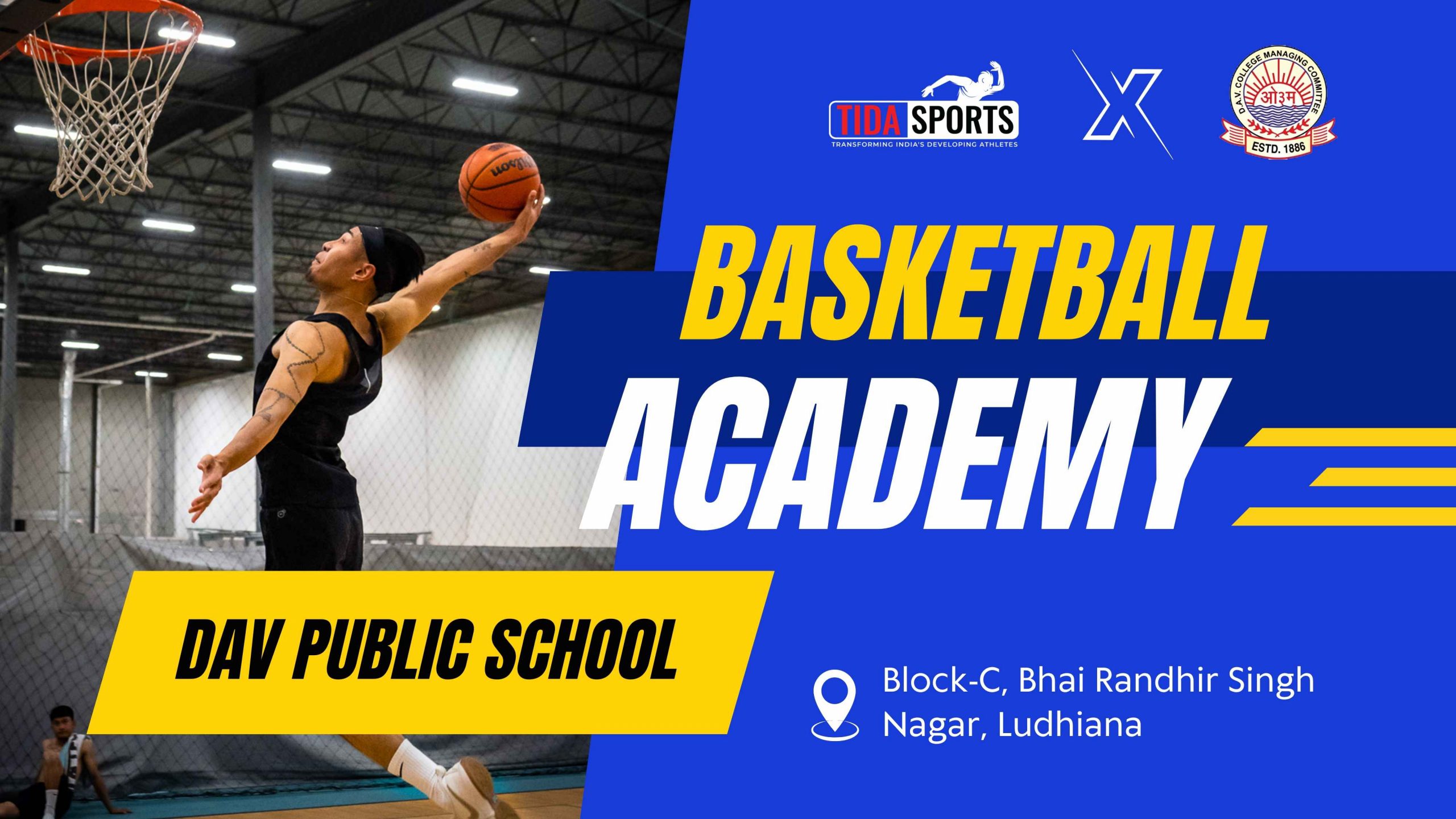 TIDA Basketball Academy, DAV Public School, Ludhiana