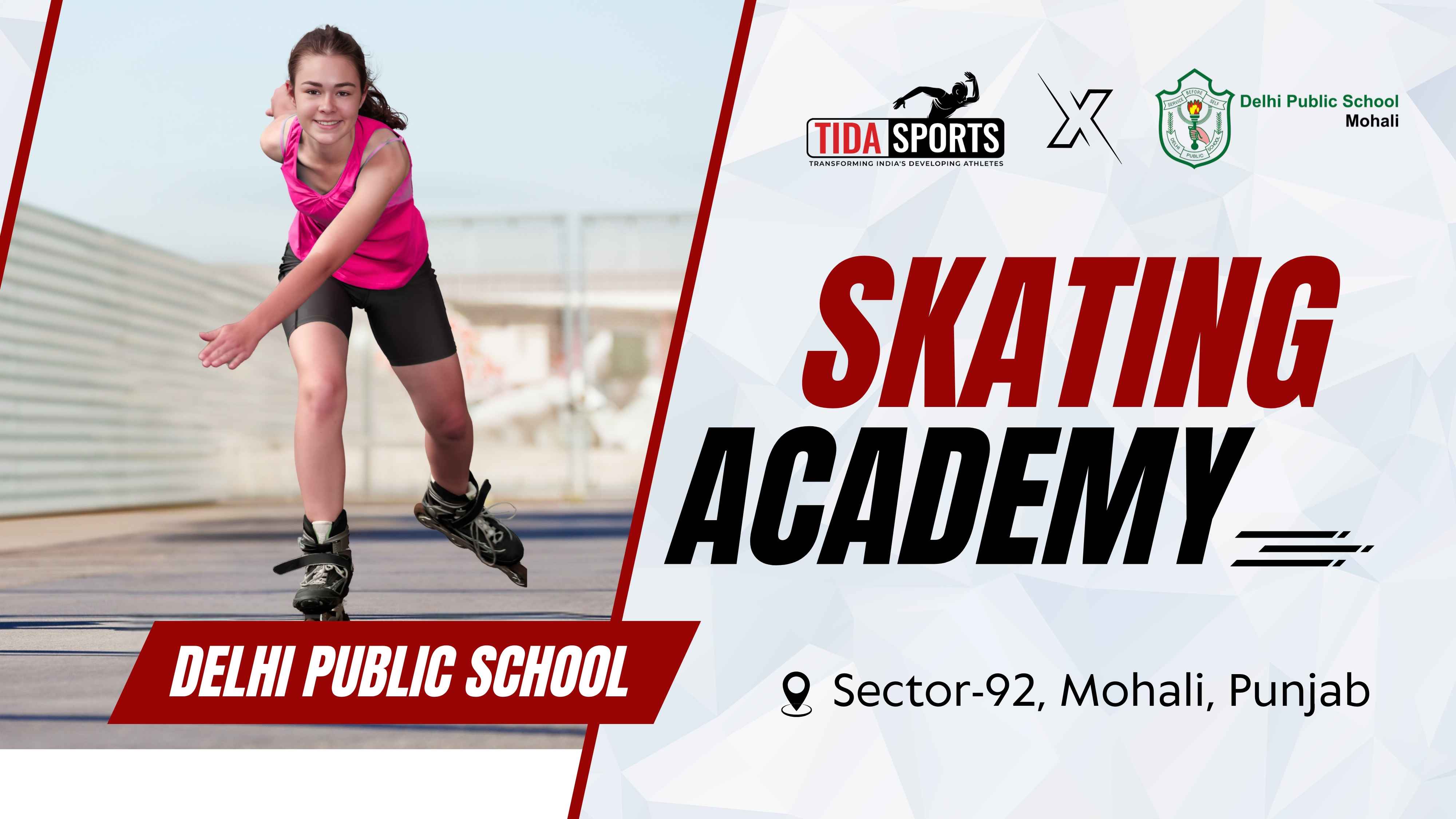 TIDA Skating Academy, DPS, Sector 92, Mohali